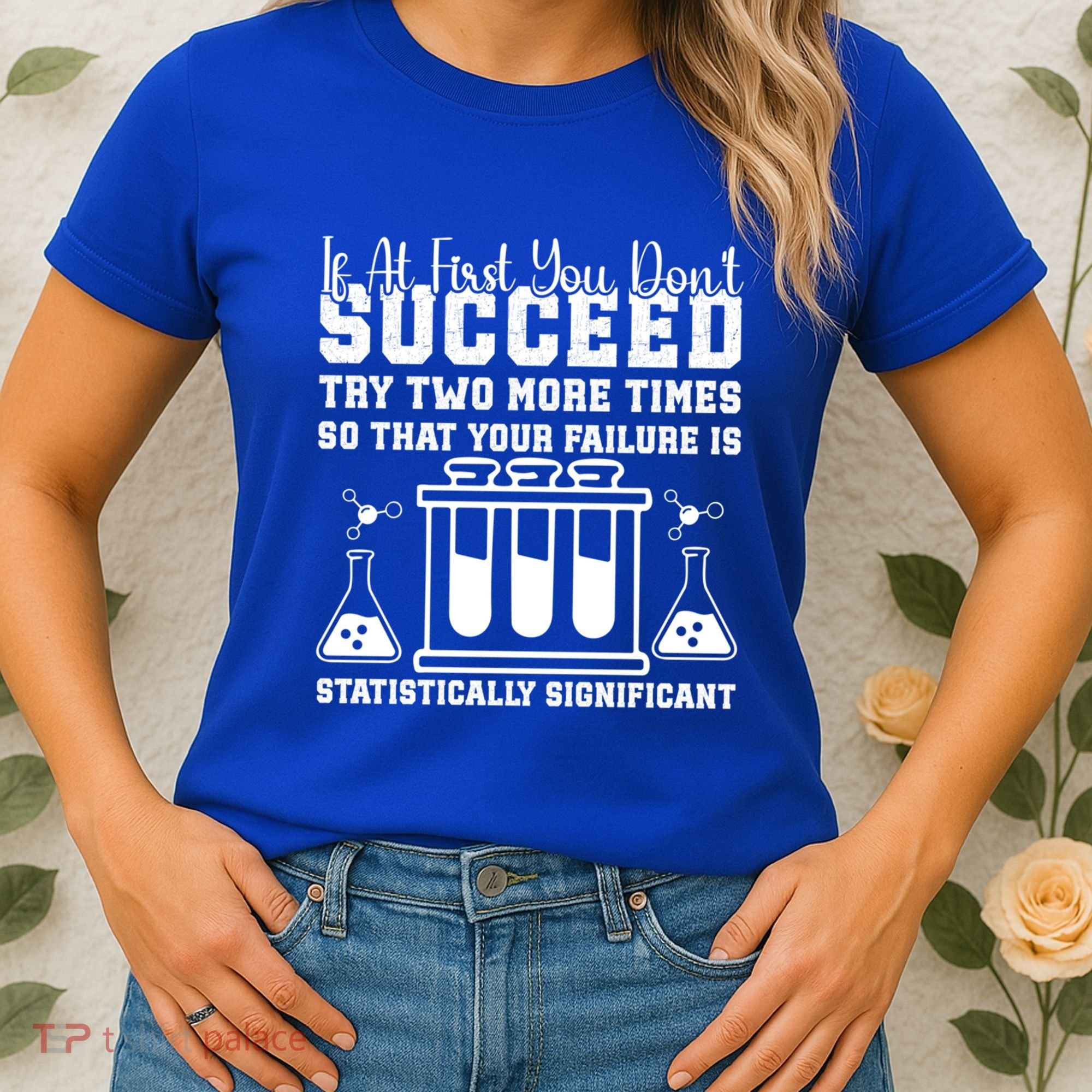 Funny Statistics Science Pun Chemistry Gift Women's T-Shirt