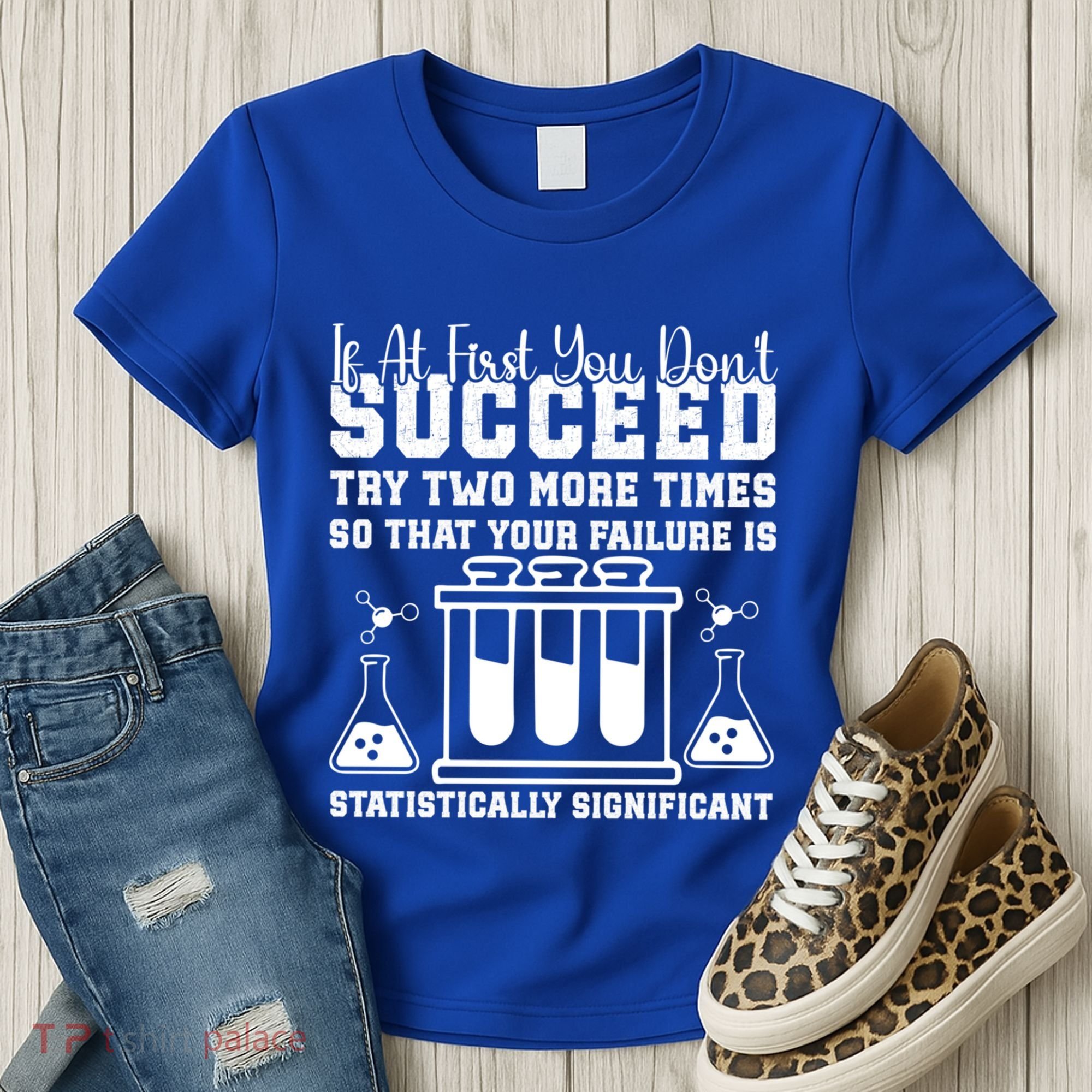 Funny Statistics Science Pun Chemistry Gift Women's T-Shirt