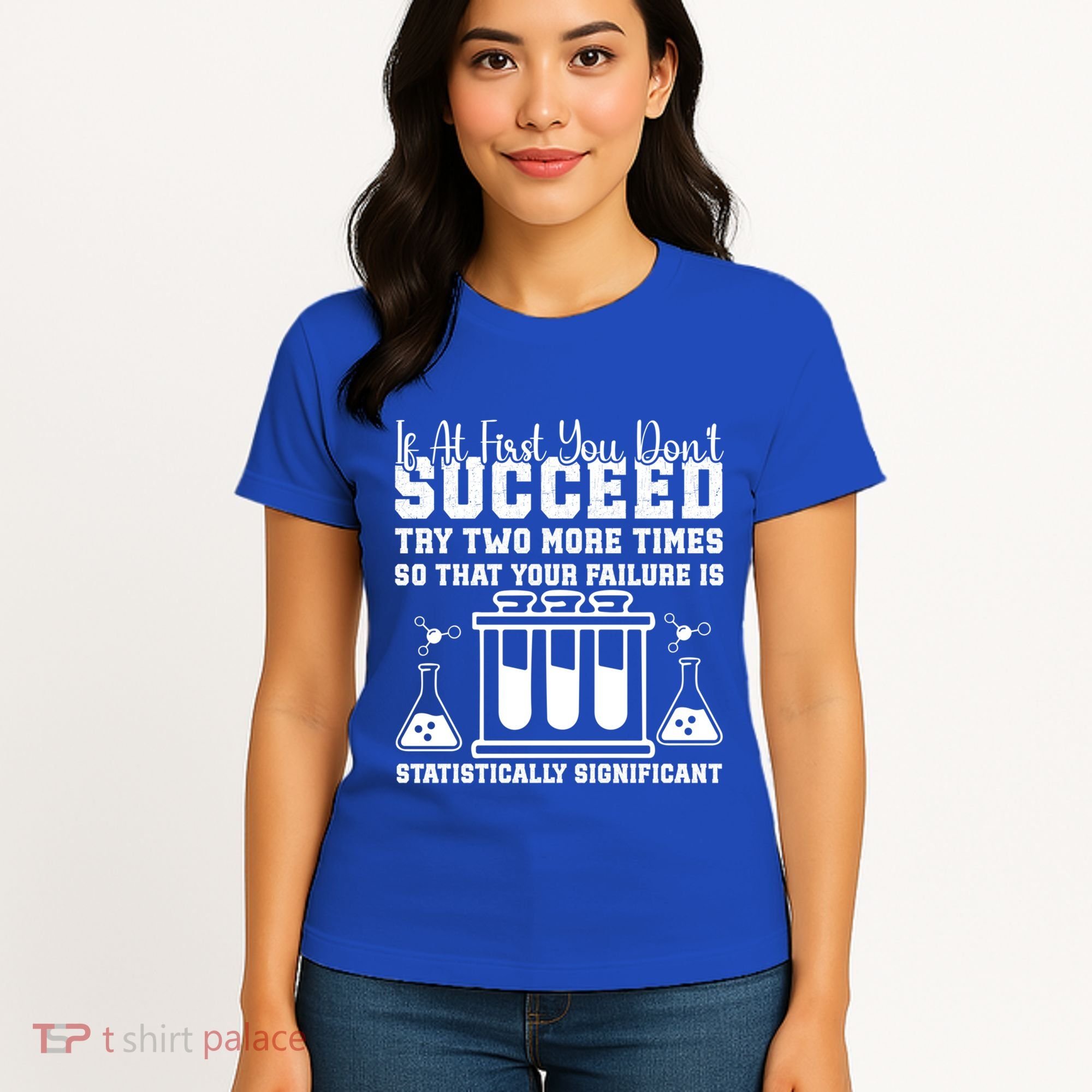 Funny Statistics Science Pun Chemistry Gift Women's T-Shirt