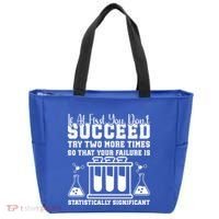 Funny Statistics Science Pun Chemistry Gift Tote Bag thumb 0