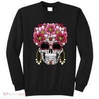Floral Sugar Skeleton Cool Graphic Skull Sweatshirt thumb 0