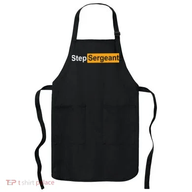 Funny Step Sergeant Apron