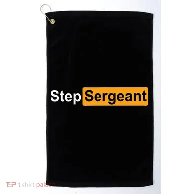 Funny Step Sergeant Golf Towel