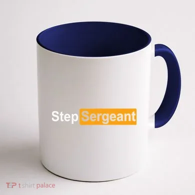 Funny Step Sergeant Coffee Mug back