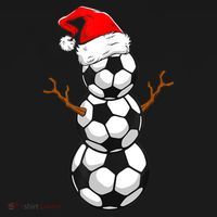 Funny Soccer Snow Boys Soccer Christmas Pajama Xmas Gift Backpack thumb 2