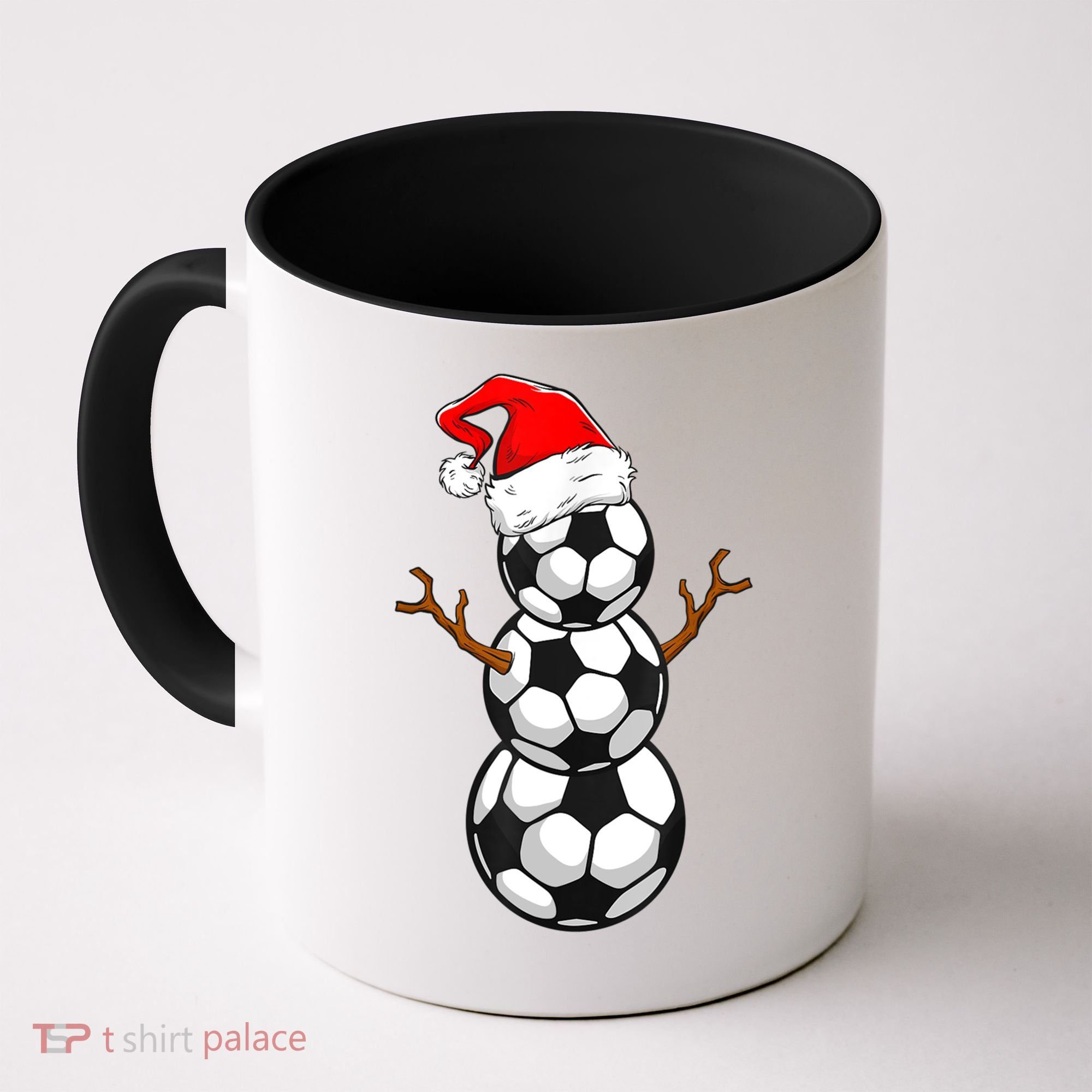 Funny Soccer Snow Boys Soccer Christmas Pajama Xmas Gift Coffee Mug