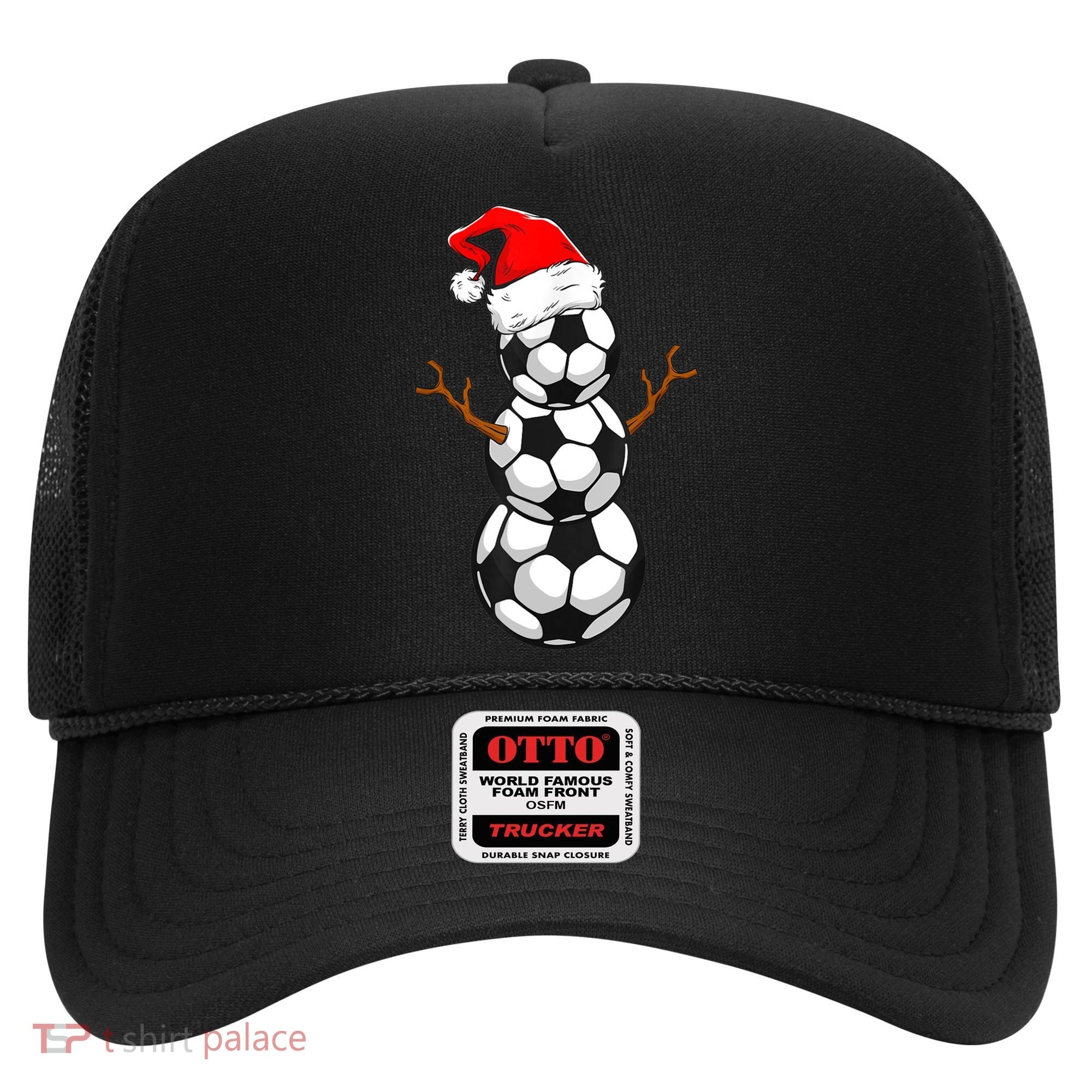 Funny Soccer Snow Boys Soccer Christmas Pajama Xmas Gift Hat