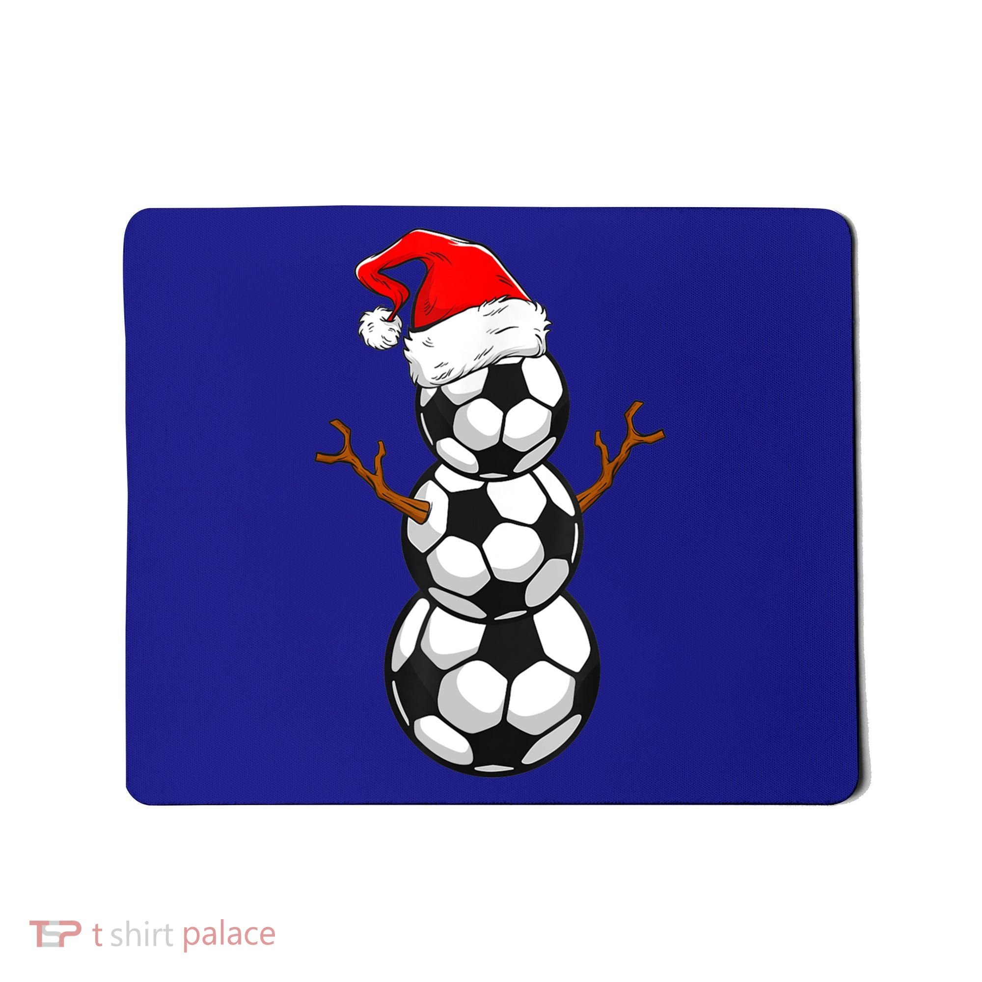 Funny Soccer Snow Boys Soccer Christmas Pajama Xmas Gift Mousepad