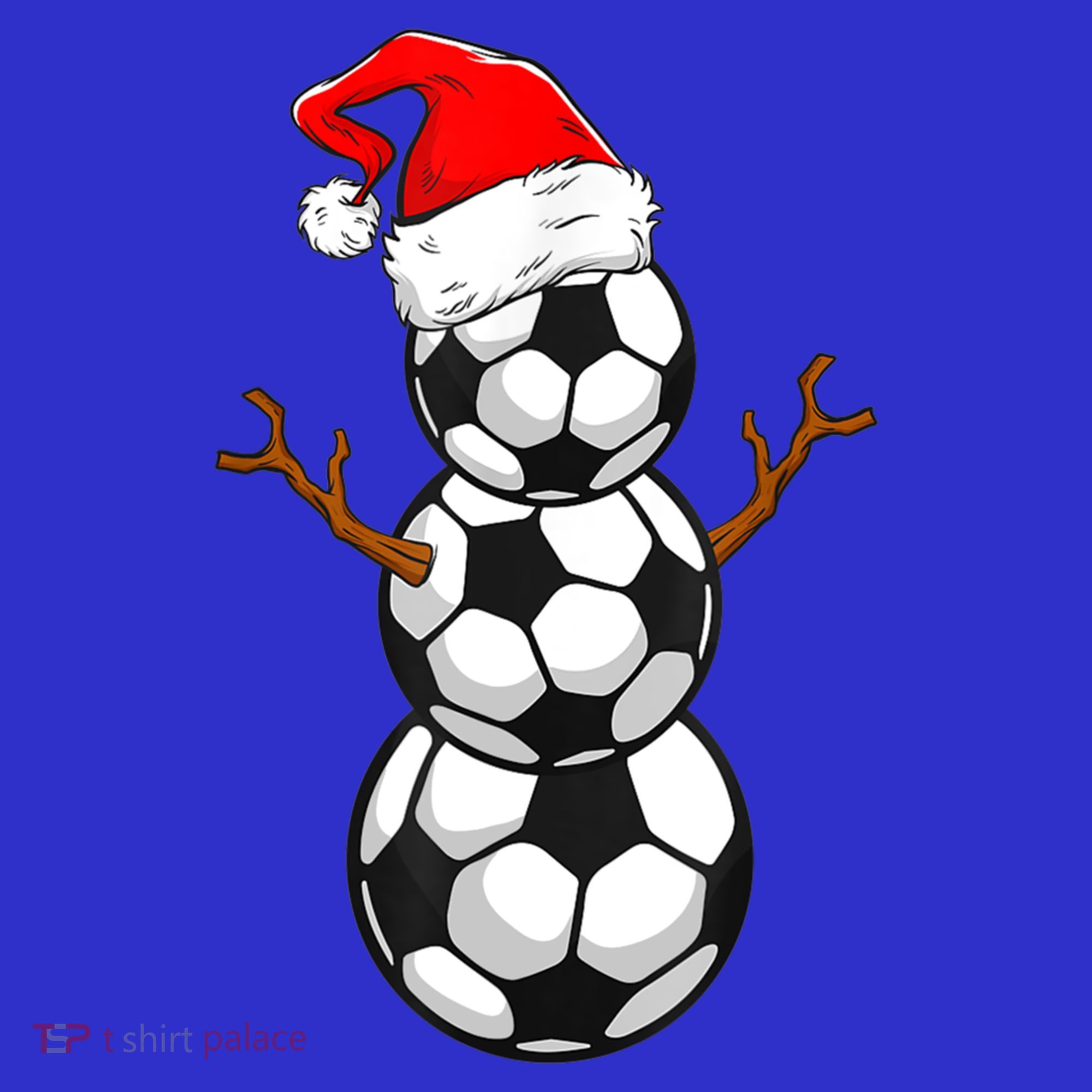 Funny Soccer Snow Boys Soccer Christmas Pajama Xmas Gift Mousepad