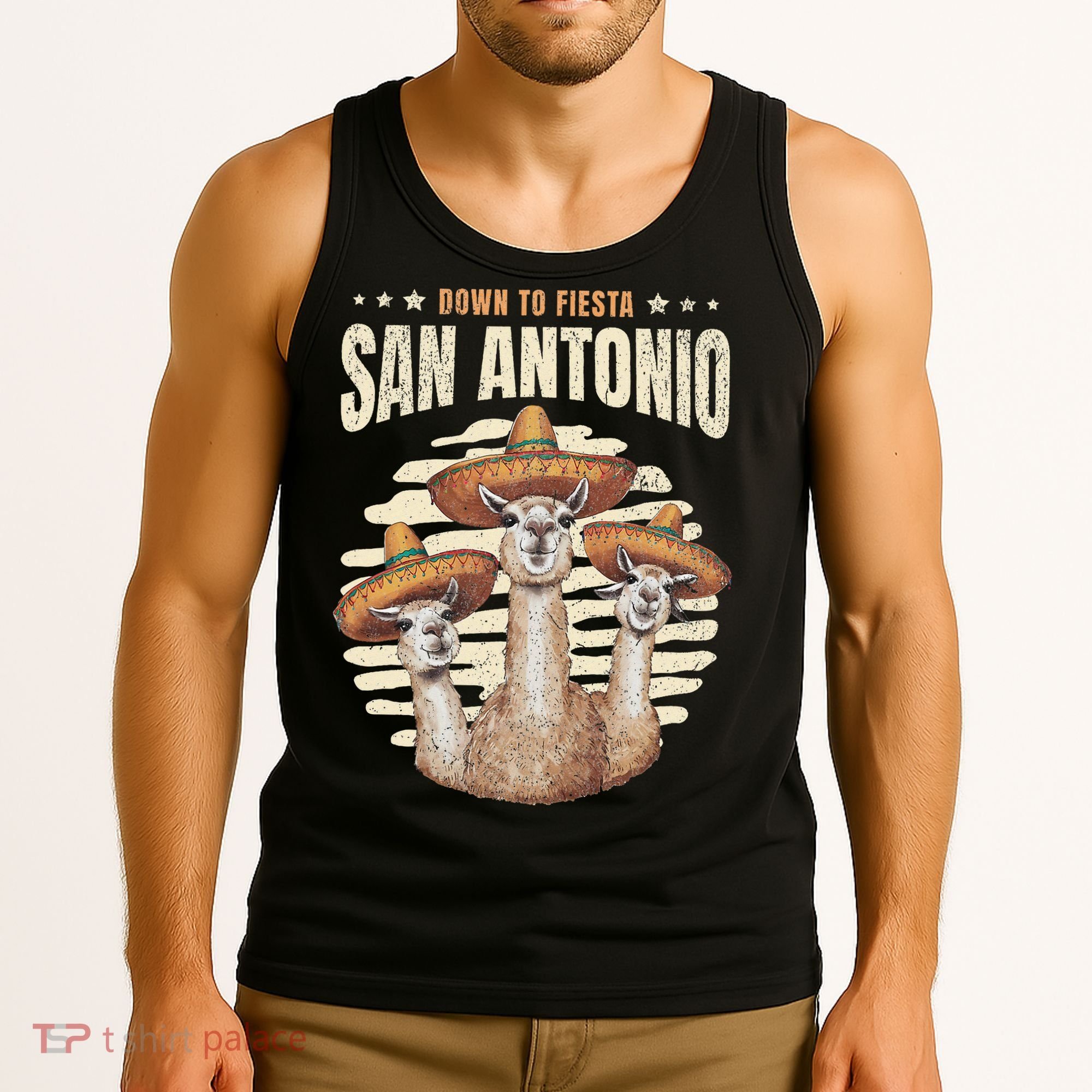 Fiesta Squad San Antonio Texas Cinco De Mayo Lets Fiesta Tank Top