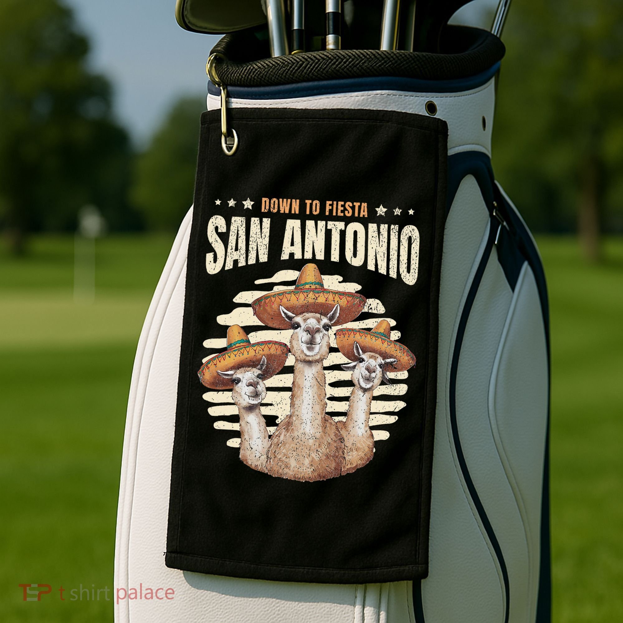 Fiesta Squad San Antonio Texas Cinco De Mayo Lets Fiesta Golf Towel