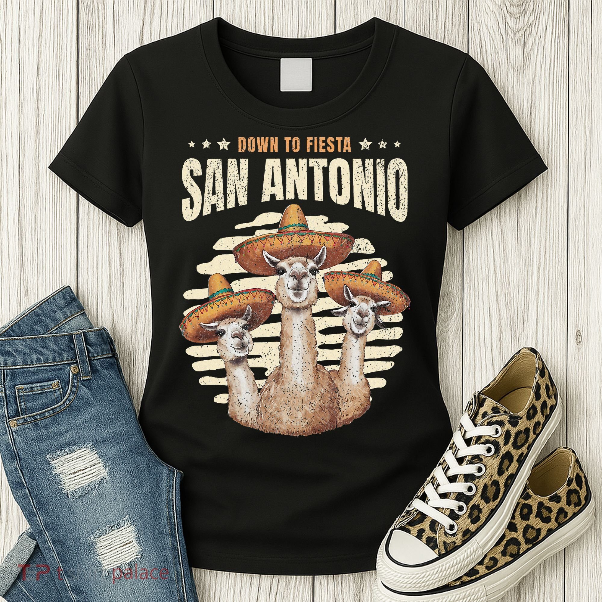 Fiesta Squad San Antonio Texas Cinco De Mayo Lets Fiesta Women's T-Shirt