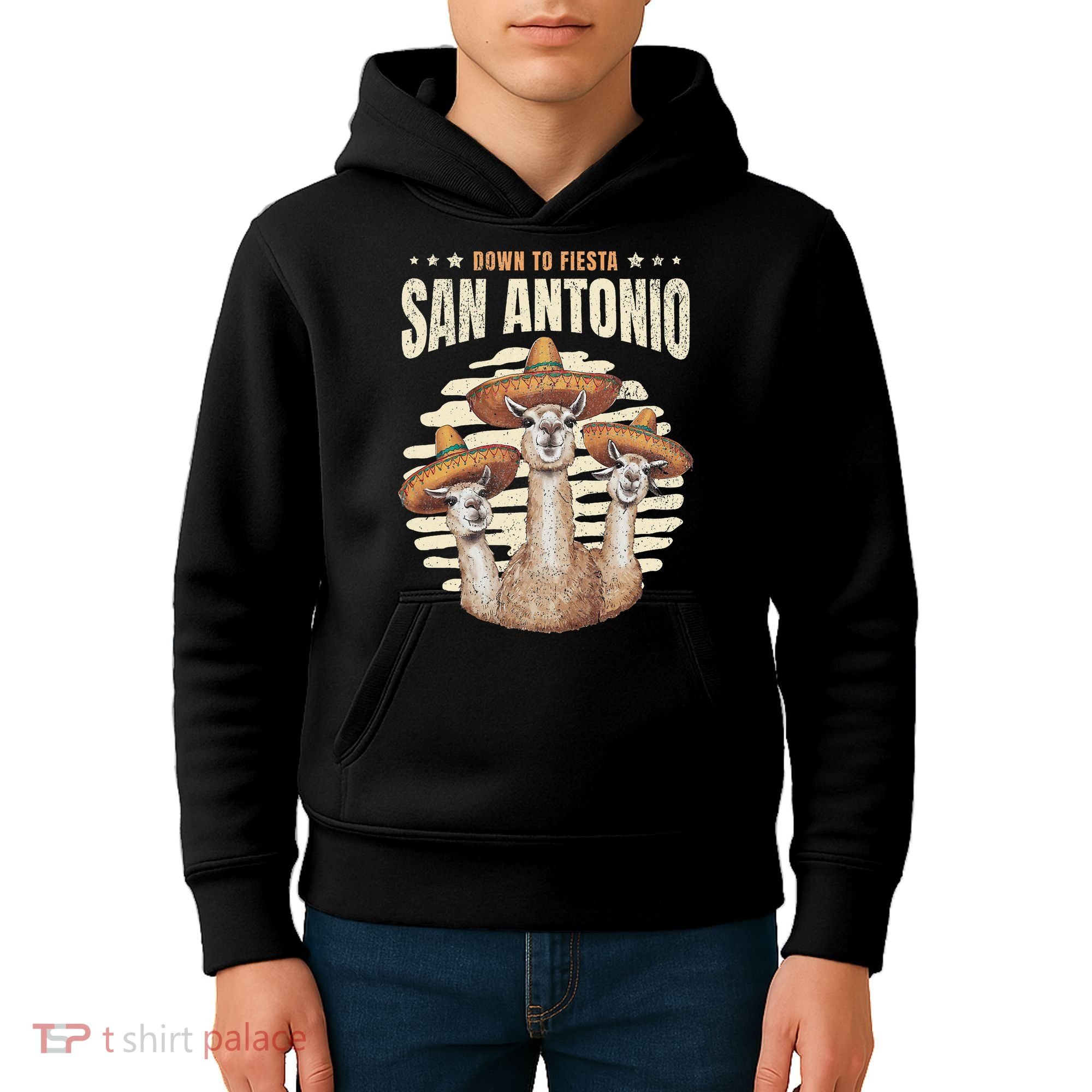 Fiesta Squad San Antonio Texas Cinco De Mayo Lets Fiesta Kids Hoodie