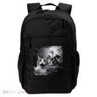 Funny Surprised Scared Cat Selfie With Dragon Backpack thumb 0
