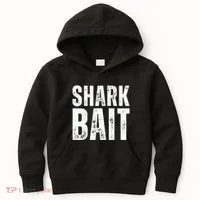 Funny Shark Shark Bait Kids Hoodie thumb 0