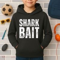 Funny Shark Shark Bait Kids Hoodie thumb 2