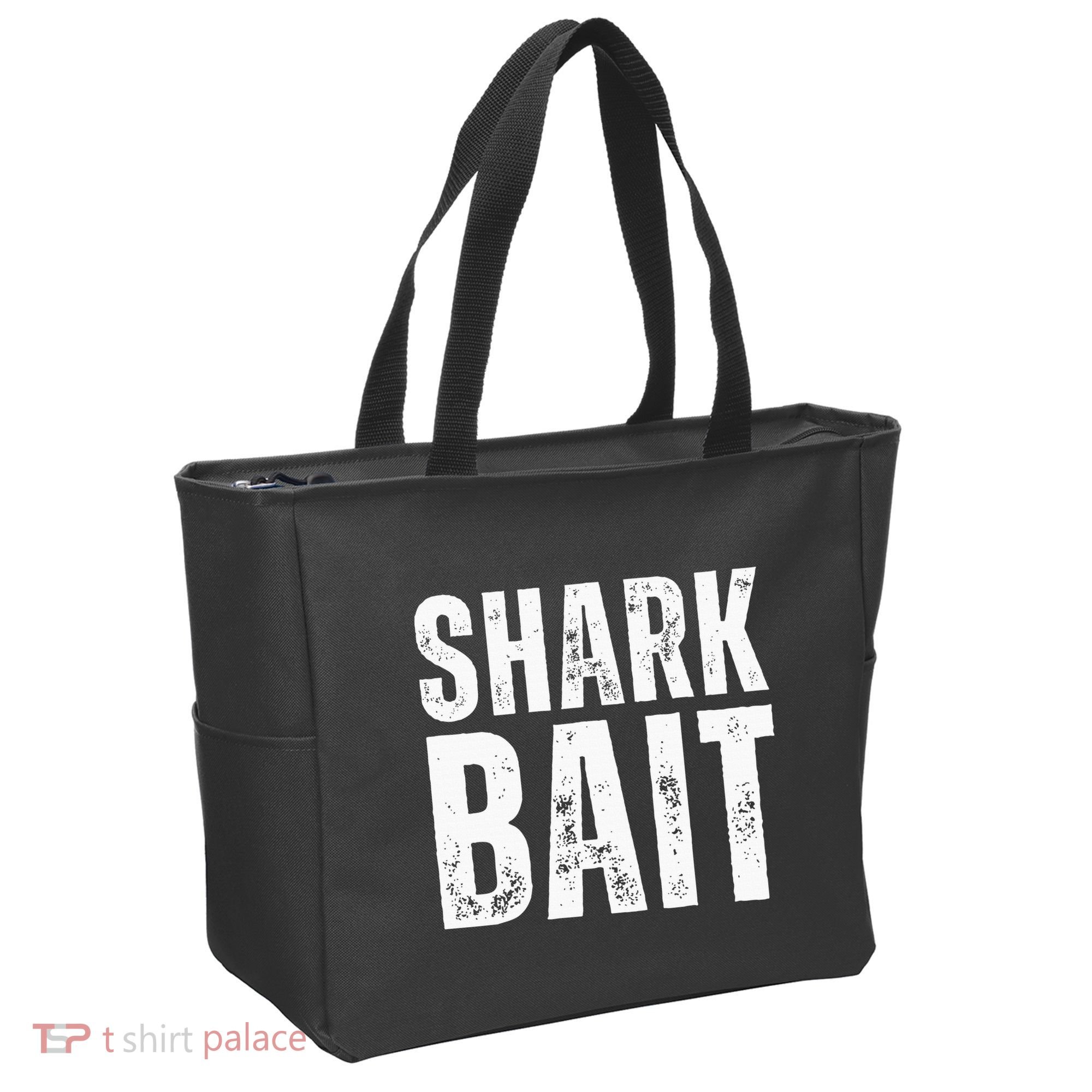 Funny Shark Shark Bait Tote Bag