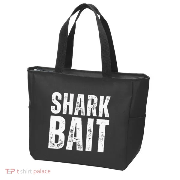 Funny Shark Shark Bait Tote Bag