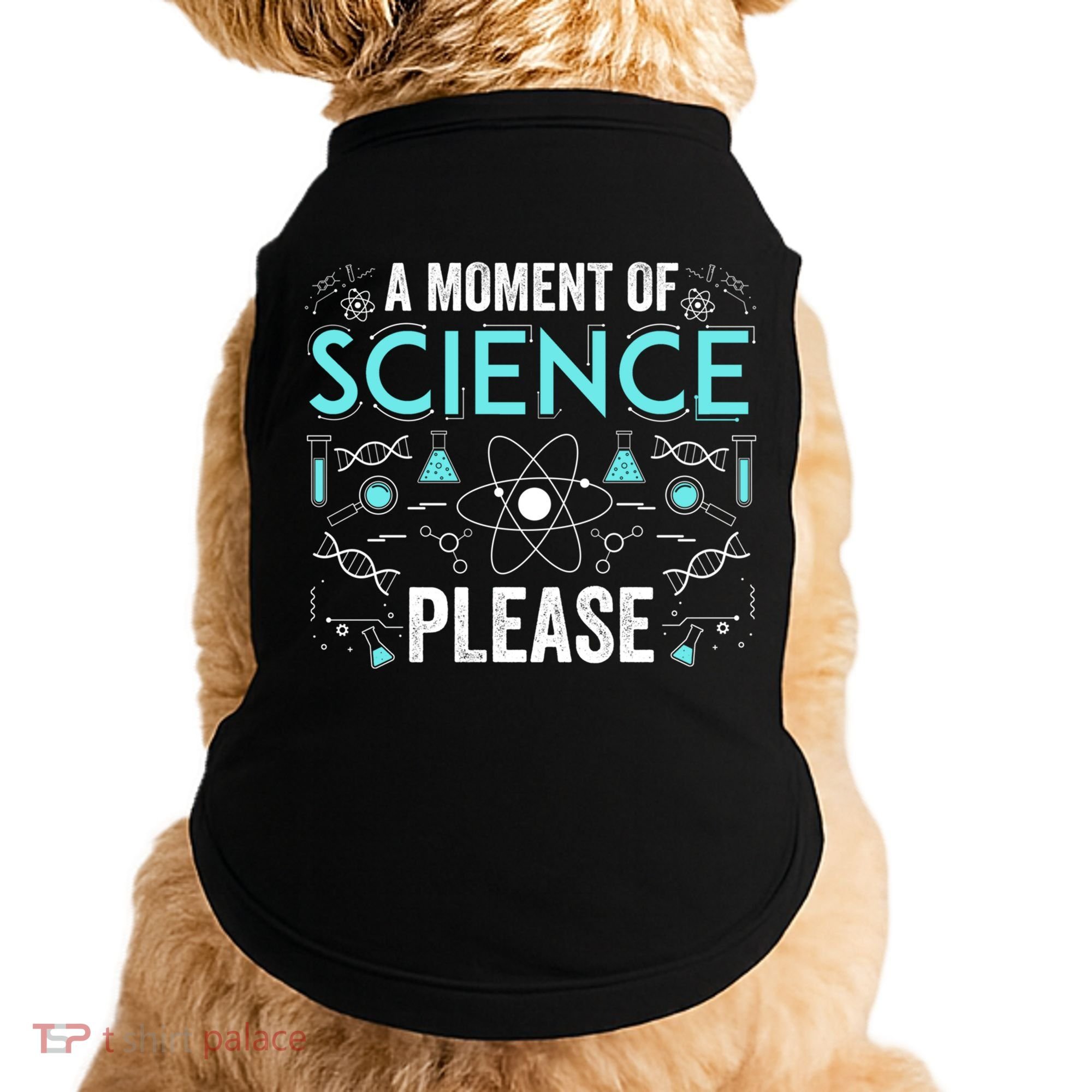 Funny Scientist Science Chemistry Physics Lover Geek Nerd Cool Gift Doggie Tank