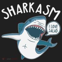 Funny Sharkasm Shark Sarcasm Women's Sweatshirt thumb 2