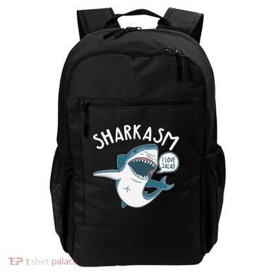Funny Sharkasm Shark Sarcasm Backpack