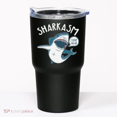 Funny Sharkasm Shark Sarcasm Tumbler
