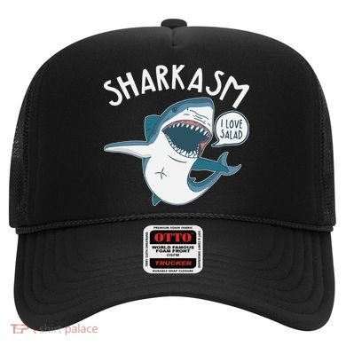 Funny Sharkasm Shark Sarcasm Hat
