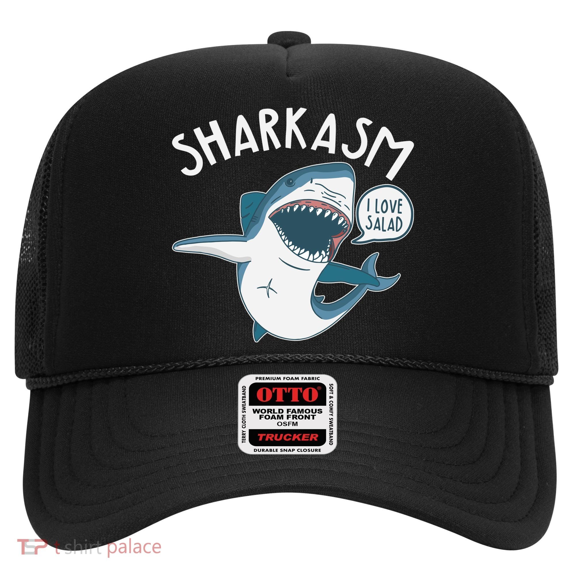 Funny Sharkasm Shark Sarcasm Hat
