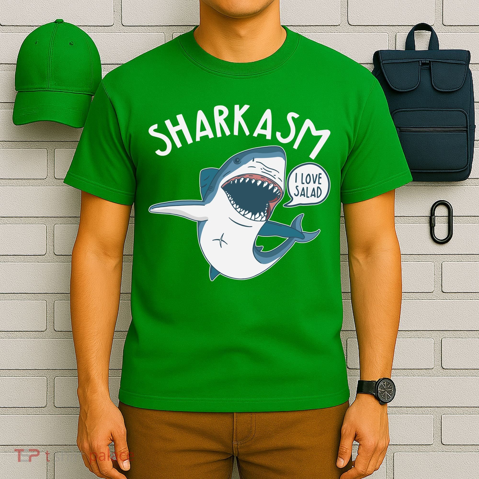 Funny Sharkasm Shark Sarcasm T-Shirt