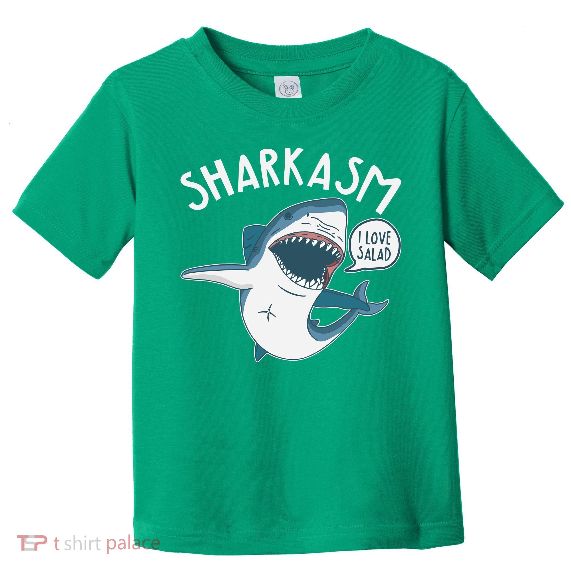 Funny Sharkasm Shark Sarcasm Toddler T-Shirt