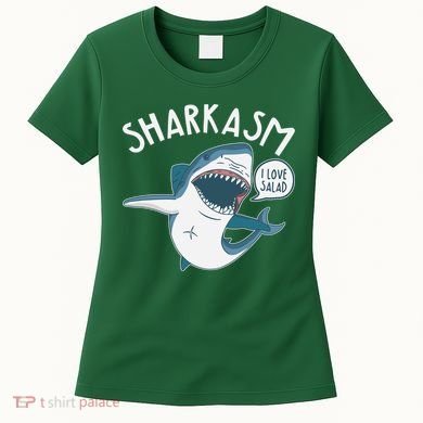 Funny Sharkasm Shark Sarcasm Women's T-Shirt