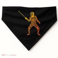 Fencing Sports Symbols Swords Epee Fencer USA-Made Doggie Bandana thumb 0