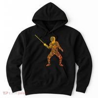 Fencing Sports Symbols Swords Epee Fencer Hoodie thumb 0