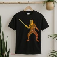 Fencing Sports Symbols Swords Epee Fencer T-Shirt thumb 2