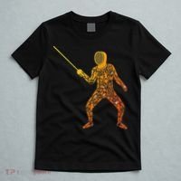 Fencing Sports Symbols Swords Epee Fencer T-Shirt thumb 5