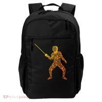 Fencing Sports Symbols Swords Epee Fencer Backpack thumb 0