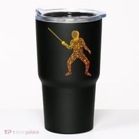 Fencing Sports Symbols Swords Epee Fencer Tumbler thumb 0