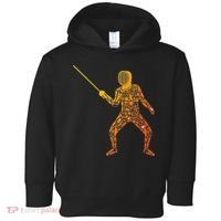 Fencing Sports Symbols Swords Epee Fencer Toddler Hoodie thumb 0