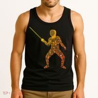 Fencing Sports Symbols Swords Epee Fencer Tank Top thumb 3