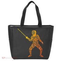 Fencing Sports Symbols Swords Epee Fencer Tote Bag thumb 0