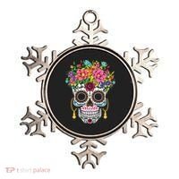 Flower Sugar Skull Souls Day Muertos Day Of Dead Halloween Gift Ornament thumb 0