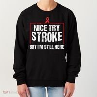 Funny Stroke Survivor Gift Cute Brain Attacks Great Gift Women's Sweatshirt thumb 0
