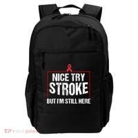 Funny Stroke Survivor Gift Cute Brain Attacks Great Gift Backpack thumb 0