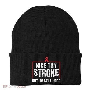 Funny Stroke Survivor Gift Cute Brain Attacks Great Gift Beanie