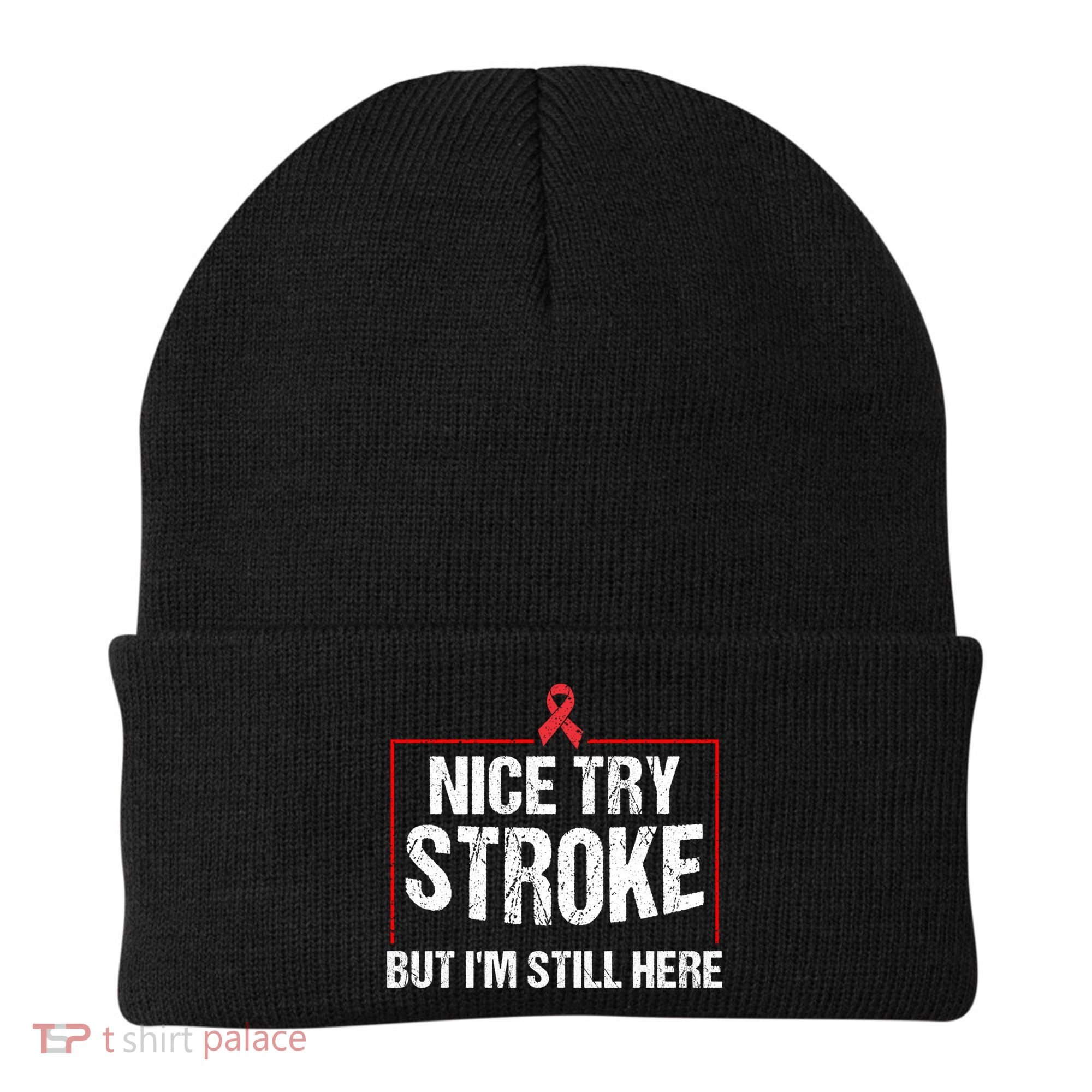 Funny Stroke Survivor Gift Cute Brain Attacks Great Gift Beanie
