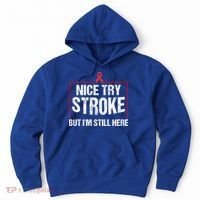 Funny Stroke Survivor Gift Cute Brain Attacks Great Gift Hoodie thumb 0