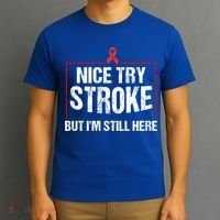 Funny Stroke Survivor Gift Cute Brain Attacks Great Gift T-Shirt thumb 3
