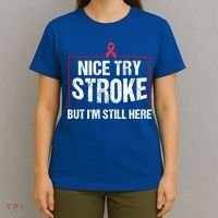 Funny Stroke Survivor Gift Cute Brain Attacks Great Gift T-Shirt thumb 4