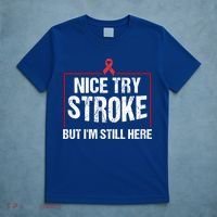 Funny Stroke Survivor Gift Cute Brain Attacks Great Gift T-Shirt thumb 5