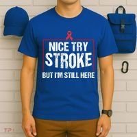 Funny Stroke Survivor Gift Cute Brain Attacks Great Gift T-Shirt thumb 6